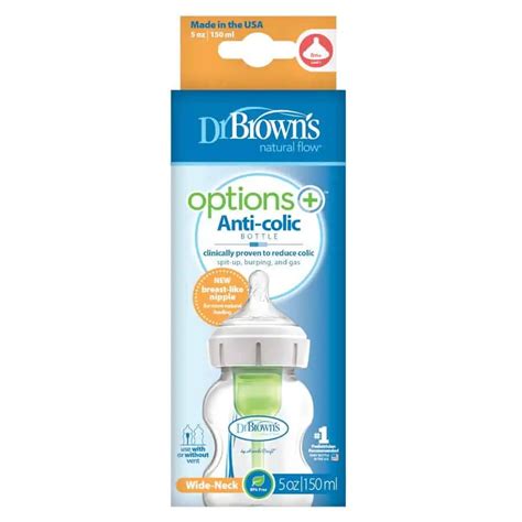 dr brown wide neck nipple|Dr. Browns 9oz Anti